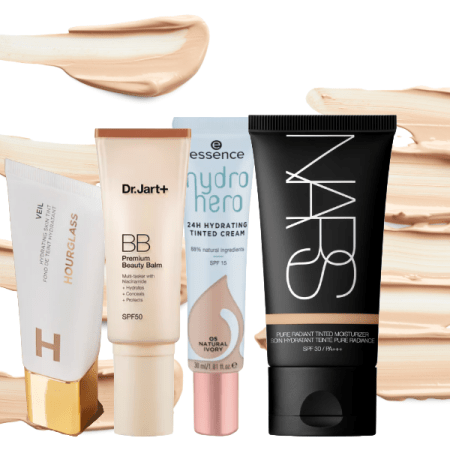 Tinted moisturisers, Nars, Hourglass, DrJart